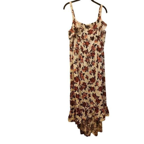 torrid Dresses & Skirts - Torrid Floral Hi Lo Dress Women's 3X NWOT White Red and Pink